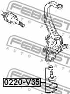 0220-V35 - Sworzeń wahacza FEBEST NISSAN SKYLINE 01-07