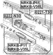 0222-N30 - Drążek kierowniczy FEBEST NISSAN R-NESSA 97-01