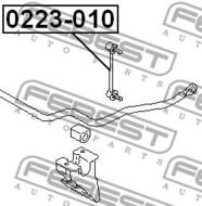 0223-010 - Łącznik stabilizatora FEBEST /przód/ NISSAN TERRANO/PATHFINDER 95-03