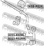 0223-R52RR - Łącznik stabilizatora FEBEST /tył P/ NISSAN PATHFINDER 12-