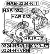 0324-HRVRH - Wahacz FEBEST /przód P/ HONDA HR-V 98-05