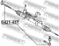 0421-457 - Końcówka kierownicza FEBEST MITSUBISHI LANCER 00-09