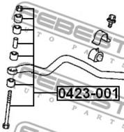 0423-001 - Łącznik stabilizatora FEBEST /przód/ MITSUBISHI LANCER 00-09