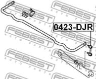 0423-DJR - Łącznik stabilizatora FEBEST /tył/ MITSUBISHI GALANT 06-12