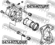 0474-H77LOWF - Prowadnica zacisku hamulcowego FEBEST /przód/ MITSUBISHI PAJERO PININ/IO 99-05