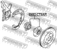 0482-CT9AF - Łożysko koła -piasta FEBEST /przód/ MITSUBISHI CHARIOT/SPACE WAGON GRANDIS 97-03