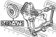 0487-V75 - Rolka napinacza FEBEST /zestaw/ MITSUBISHI PAJERO 91-04