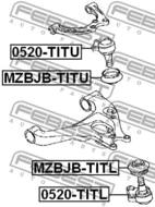 0520-TITU - Sworzeń wahacza FEBEST /przód górny/ MAZDA TITAN TRUCK