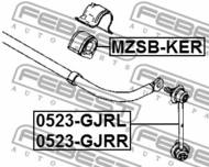 0523-GJRL - Łącznik stabilizatora FEBEST /tył L/ MAZDA CX-5 11-