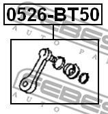 0526-BT50 - Wspornik przekładni kierowniczej FEBEST MAZDA BT-50 06-11