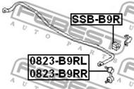 0823-B9RL - Łącznik stabilizatora FEBEST /tył L/ SUBARU TRIBECA 04-14
