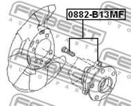 0882-B13MF - Łożysko koła -piasta FEBEST /przód/ SUBARU IMPREZA 07-11