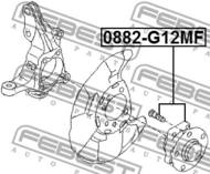 0882-G12MF - Łożysko koła -piasta FEBEST /przód/ SUBARU IMPREZA 07-11