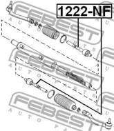 1222-NF - Drążek kierowniczy FEBEST HYUNDAI SONATA 05-10