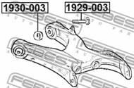 1930-003 - Elem.mocowania wahacza FEBEST BMW X5 E70 06-13