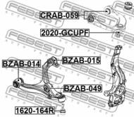 2020-GCUPF - Sworzeń wahacza FEBEST /przód górny/ DODGE DURANGO III 10-