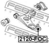 2120-FOC - Sworzeń wahacza FEBEST /przód dolny/ FORD FOCUS 98-05