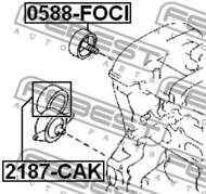 2187-CAK - Rolka napinacza FEBEST FORD FOCUS 08-11