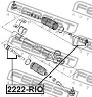 2222-RIO - Drążek kierowniczy FEBEST HYUNDAI ACCENT (MC) 06-10