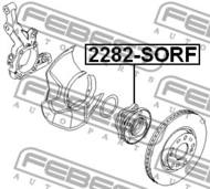 2282-SORF - Łożysko koła -piasta FEBEST /przód/ HYUNDAI SANTA FE 06-12