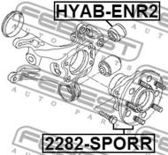 2282-SPORR - Piasta koła FEBEST /tył/ HYUNDAI IX35/TUCSON 09-15