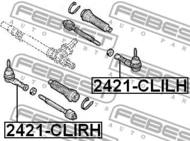 2421-CLILH - Końcówka kierownicza FEBEST /L/ RENAULT CLIO 98-05