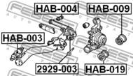 2929-003 - Elem.mocowania wahacza FEBEST LAND ROVER FREELANDER 06-14