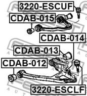3220-ESCLF - Sworzeń wahacza FEBEST /przód dolny/ CADILLAC ESCALADE 99-06