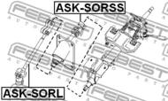 ASK-SORL - Drążek kolumny układu kierowniczego FEBEST /dolny/ KIA SORENTO 02-06