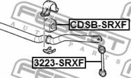 CDSB-SRXF - Poduszka stabilizatora FEBEST /przód/ CADILLAC SRX 03-10