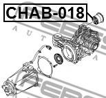 CHAB-018 - Tuleja moc.dyferencjału FEBEST /tył/ CHEVROLET CAPTIVA 07-