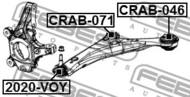 CRAB-046 - Tuleja wahacza FEBEST /przód/ CHRYSLER SEBRING 06-10