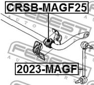 CRSB-MAGF25 - Poduszka stabilizatora FEBEST /przód/ 25 CHRYSLER 300C 04-10