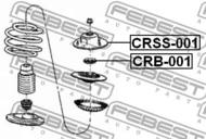 CRSS-001 - Poduszka amortyzatora FEBEST /przód/ CHRYSLER VOYAGER 01-07