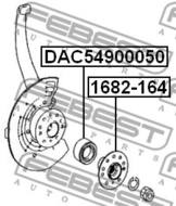 DAC54900050 - Łożysko koła -zestaw FEBEST DB ML 164 04-11