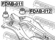 FDAB-011 - Tuleja belki FEBEST /tył przednia/ FORD MONDEO 00-07