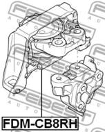 FDM-CB8RH - Poduszka silnika FEBEST /P/ FORD/MAZDA/VOLVO 04- 2.0TDCi /skrz.manualna/