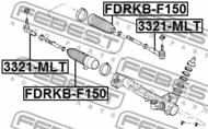 FDRKB-F150 - Osłona przekładni układu kierowniczego FEBEST FORD F150/F250/F350 04-14