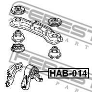 HAB-014 - Mocowanie dyferencjału FEBEST /tył/ HONDA CR-V 07-12