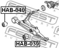 HAB-040 - Tuleja wahacza FEBEST /przód-przednia dolnego/ HONDA INTEGRA 93-00/CIVIC -96