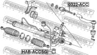 HAB-ACCSG - Tuleja przekładni układu kierowniczego FEBEST HONDA ACCORD 08-12