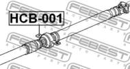 HCB-001 - Podpora wału FEBEST HONDA CR-V 01-06