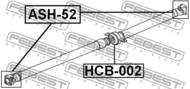 HCB-002 - Podpora wału FEBEST HONDA CR-V 07-12