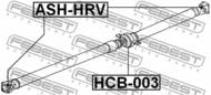 HCB-003 - Podpora wału FEBEST HONDA HR-V 98-05