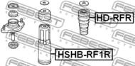 HD-RFR - Odbój amortyzatora FEBEST /tył/ HONDA ACCORD 98-02