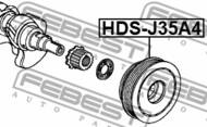 HDS-J35A4 - Koło pasowe wału FEBEST HONDA ACCORD 98-02