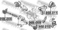 HM-010 - Poduszka silnika FEBEST /L/ HONDA CR-V 97-01