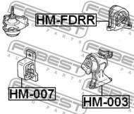 HM-FDRR - Poduszka silnika FEBEST /tył/ HONDA CIVIC 01-06