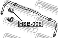 HSB-008 - Poduszka stabilizatora FEBEST /tył/ 17 HONDA CR-V 97-01