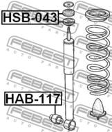HSB-043 - Odbój amortyzatora FEBEST /tył/ HONDA CIVIC 06-12